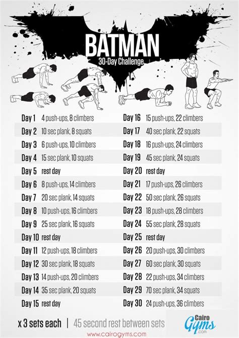 Your Summer Body Needs The Batman Fitness Challenge Cairo Gyms