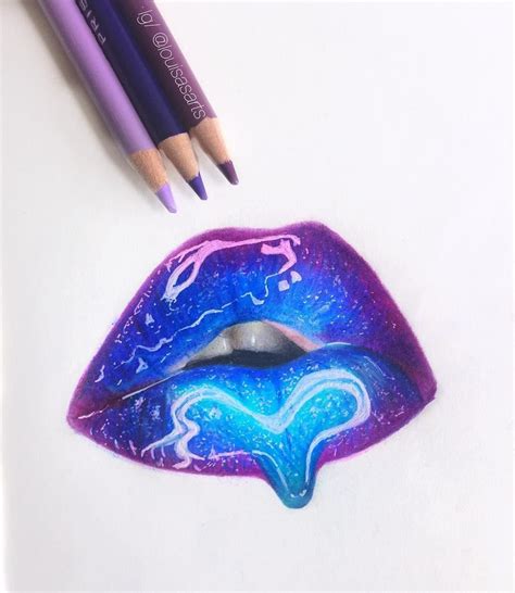 Louisasarts Creates A Glossy Finish To These Full Defined Lips Using