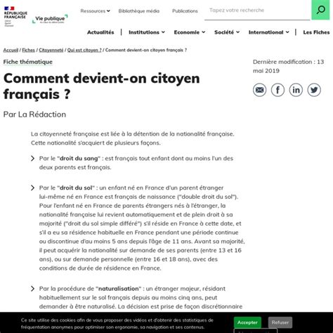 Comment Devient On Citoyen Français Qui Est Citoyen En France