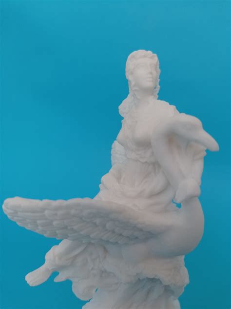 Greek Goddess Aphrodite And Swan Greek Statue Venus Figure Etsy