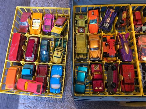 1971 Matchbox Superfast Carry Case With 50 Lesney And Matchbox Models