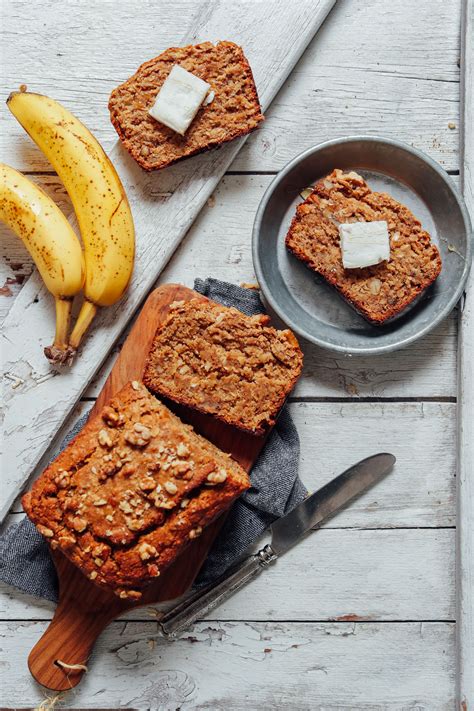 1 Bowl Vegan Gluten Free Banana Bread Minimalist Baker Recipes