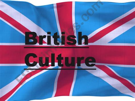 Esl English Powerpoints British Culture
