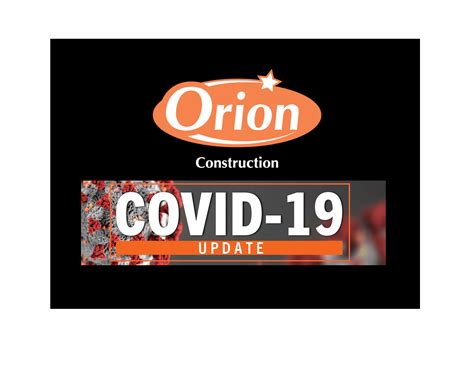 Orion partners construction l.l.c offer a full range of contracting services in the construction fieid. We are Open! Orion Construction's Coronavirus Procedures ...