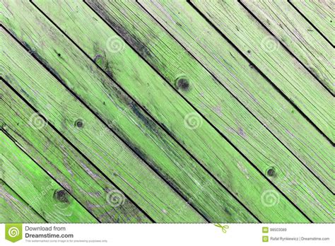 Old Green Wood Texture With Natural Patterns Stock Image