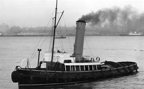 Screw Steamer East Cock Built By Cammell Laird And Co Ltd In 1909 For Liverpool Screw Towing