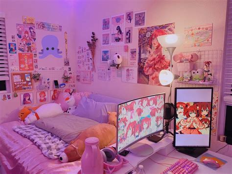 Kawaii Gamer Room Inspo Mambu Png