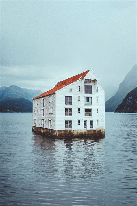 Norway Floating House House Boat Architecture
