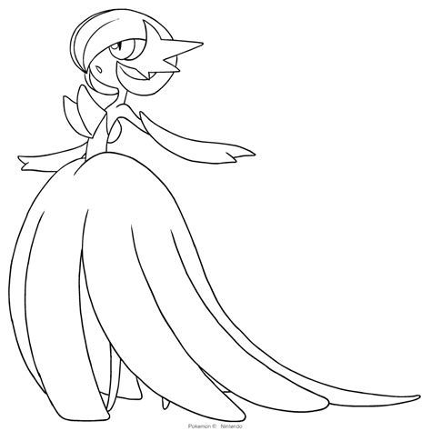 Gardevoir Pokemon Coloring Pages Sketch Coloring Page Porn Sex Picture