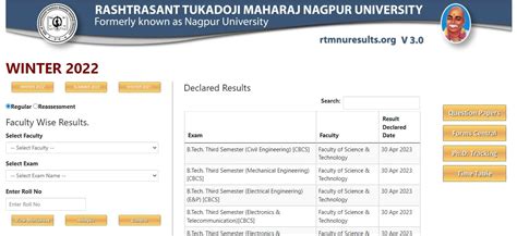 RTMNU Result 2023 Declared For BEd BCom At Rtmnuresults Org Check