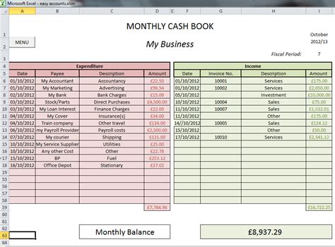 This template is similar to the cash book but it includes sales tax go to statement. Welcome to Excelville