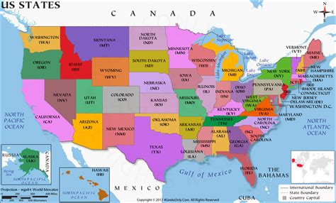 United States Map With State Names Pdf Best United St
