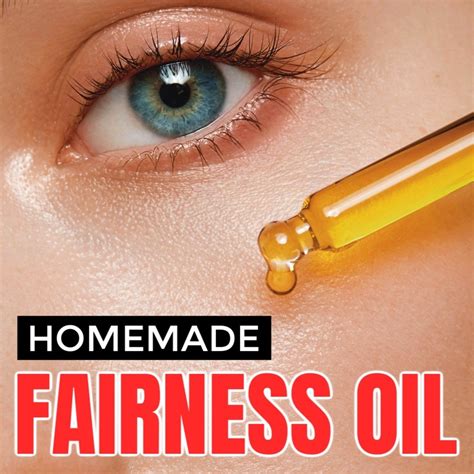 Homemade Fairness Oil Homemade Fairness Oil By Daily Beauty Tips