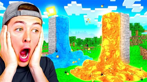 Realistic Water Vs Lava In Minecraft Youtube