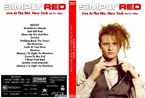 Simply Red Live At The Ritz New York 04 21 1986 Dvd