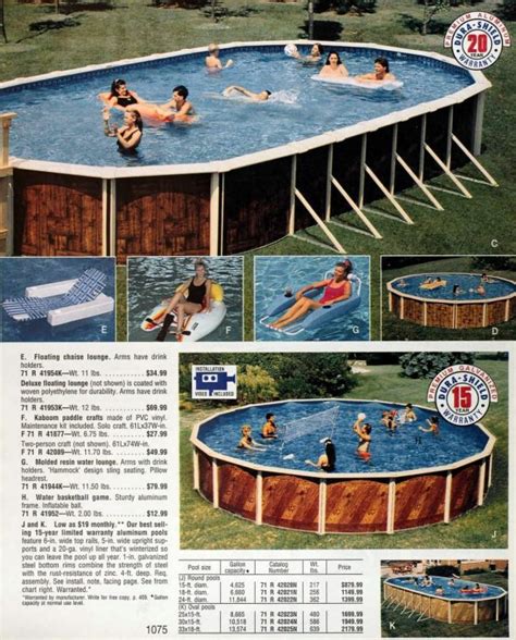 Vintage Above Ground Pools Like These Made Swimming And Summer Water Fun