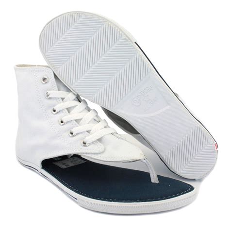 new converse all star hi top white thong sandals flip flops women girl ct 522256