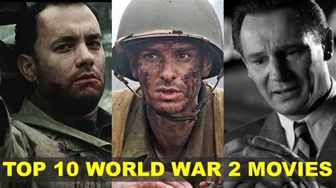 Top 10 World War 2 Movies Best World War 2 Films Youtube