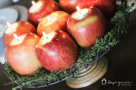 How To Make Apple Candles Apple Candles Diy Apple Candles