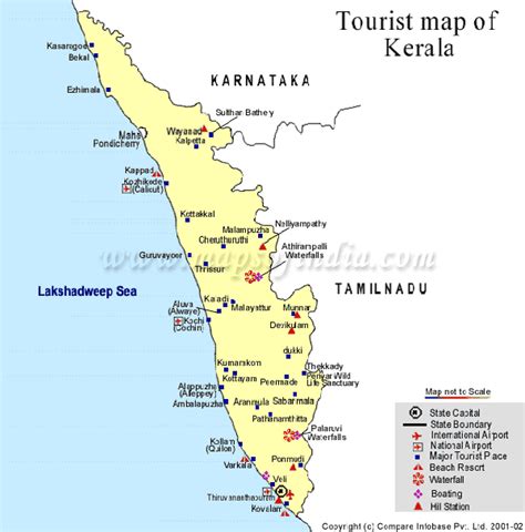 Itinerary of tamil nadu, kerala and karnataka tour. Map of kerala | map of kerala tourism | kerala map | map of kerala districts