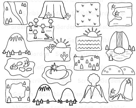 Landform Clipart Black And White 10 Free Cliparts Download Images On