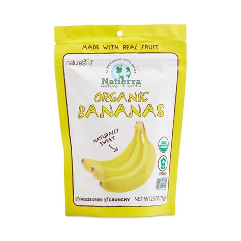Organic Freeze Dried Banana By Natures All Thrive Market