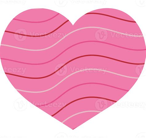 cute pink heart over white 24599555 png