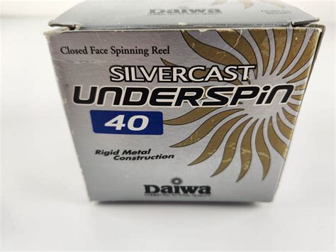 Vintage New In Box Daiwa Silvercast Underspin Fishing Reel Model SCU40