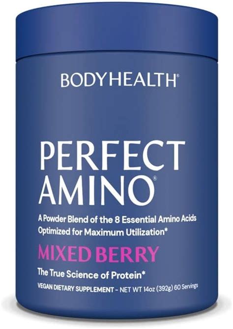 bodyhealth perfectamino xp mixed berry 60 servings best pre post workout recovery drink 8