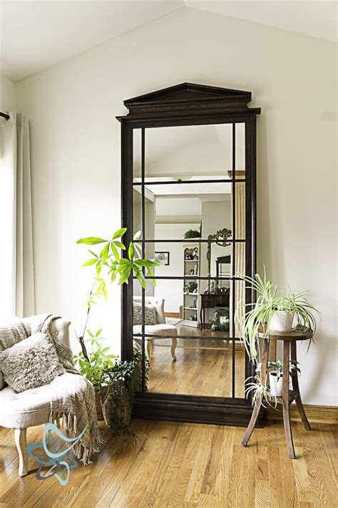 Maybe you would like to learn more about one of these? Build a Beautiful leaning floor mirror |- Designed Decor