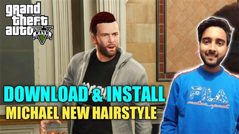 How To Install New Hair For Michael In Gta 5 Gta 5 New Hair Michael