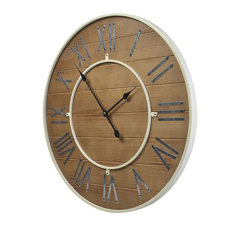 Non Ticking Wall Clock Battery Operated Silent Decorative Vintage