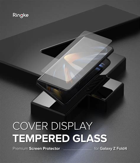 Ringke Cover Display Protector Glass ฟลมกระจกปองกนหนาจอดานนอกแบบใส Samsung Galaxy Z Fold