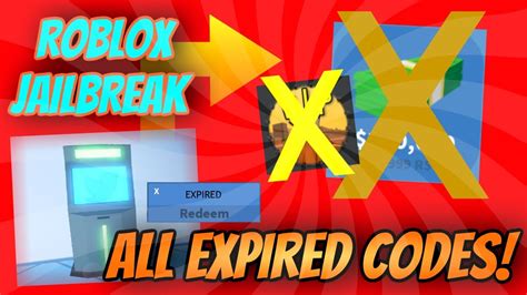 If you are a jailbreak player, you can redeem jailbreak codes in the atm to get instant rewards that are generally cash. *SNIPER* ALL EXPIRED AND MOST OP JAILBREAK CODES FROM 2020 ...
