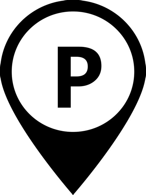 Graphic icons in an interesting and understandable way present information such as skills, language skills, etc. Parking symbol PNG