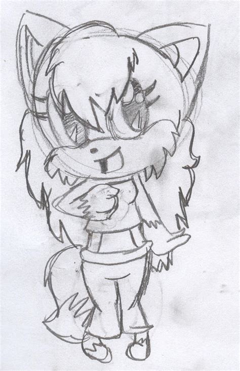 Pc Chibi Sketch Caitlin By Knuckles119 On Deviantart