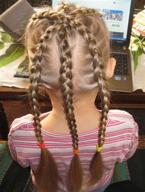 26 Cute Braided Hairstyles For Kids Creativefan