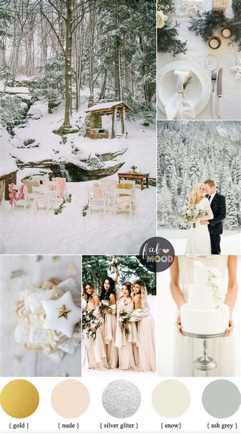 Magical Winter Wedding Theme Wedding In Snowsnow Wedding Theme