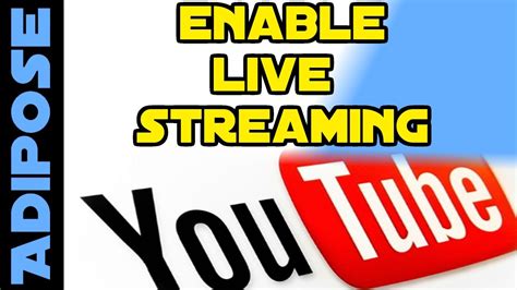How To Enable Live Streaming On Youtube Tutorial Youtube