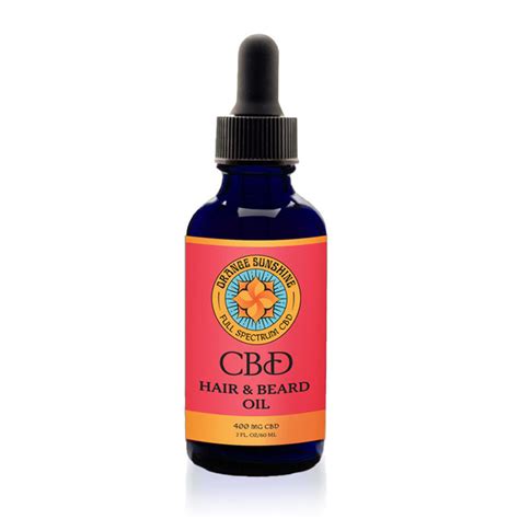 Simply apply 1 to 3 drops to damp or dry hair from roots to ends before styling. CBD Hair & Beard Oil 2 oz - Orange Sunshine CBD
