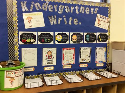 Kindergarten Kiosk Writing Center Anchor Charts