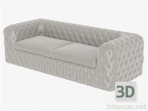 3d Model Sofa With Combined Upholstery Chelsea 2600 23052