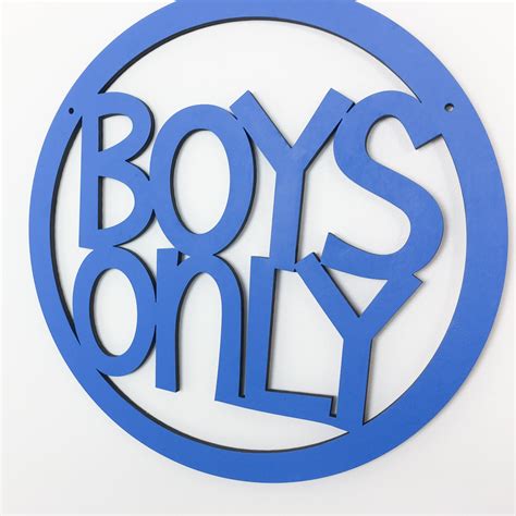 Boys Only Wood Sign Boys Room Sign Modern Boys Room Decor Etsy