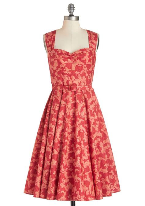Vintage Dresses Dreamy Day Away Dress In Flourishes Retro Vintage