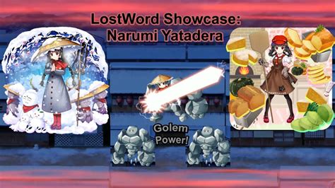 Touhou LostWord JP Narumi Yatadera Showcase YouTube