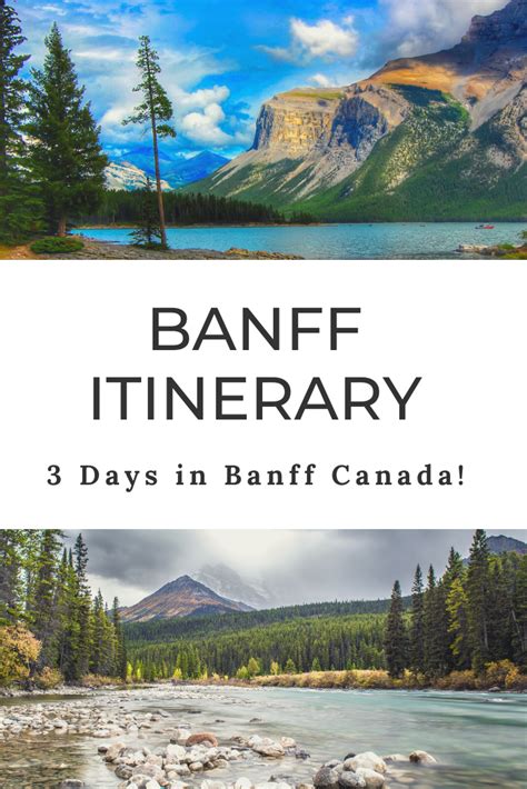 Banff Itinerary 3 Days In Banff National Park Canada Travel