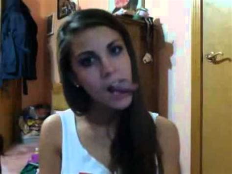 Watch Girl S Talented Tongue Dance Youtube