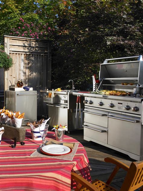 #3 › what fuel source will you use for your grill? Cheap Outdoor Kitchen Ideas | HGTV