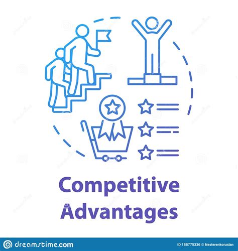 Competitive Advantages Concept Icon Success In Work Corporate