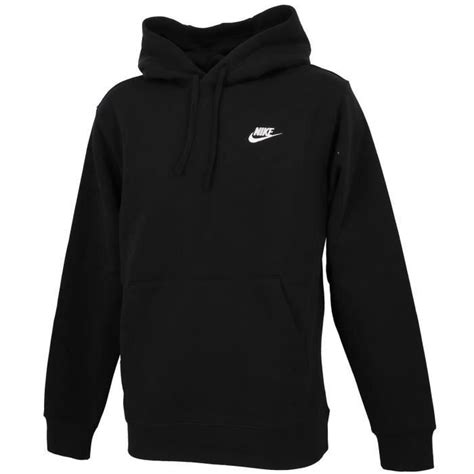 Sweat Capuche Hooded Club Hoodie Po Noir Nike Noir Achat Vente